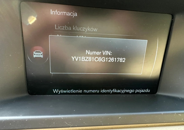 Volvo XC 70 cena 95900 przebieg: 133500, rok produkcji 2016 z Łódź małe 211